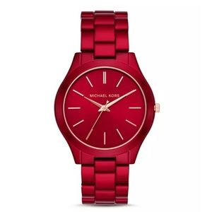 Red Micheal Kors Statement Watch